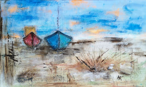 Boote am Strand